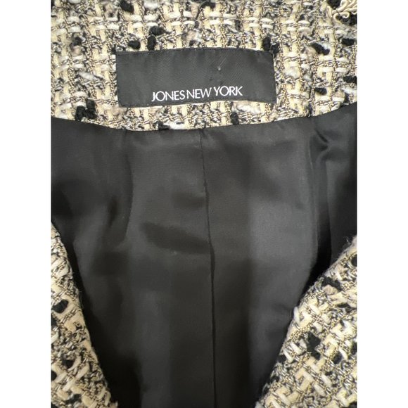 Jones New York Tweed Jacket Zippered Top - Picture 6 of 6